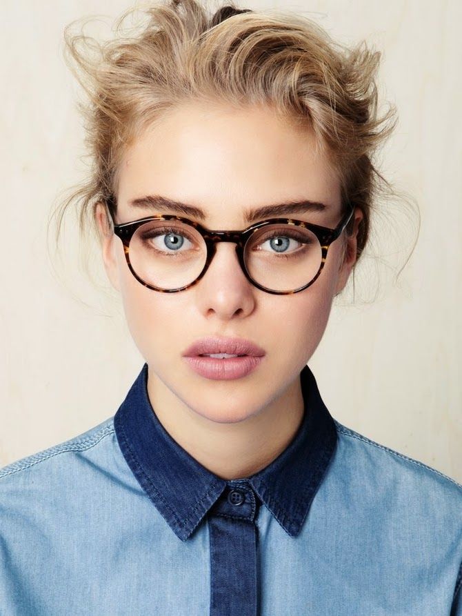 gafas redondas mujer