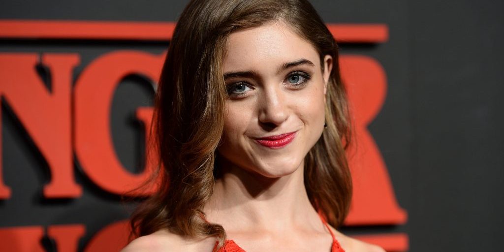 LOS ANGELES, CA - JULY 11:  Actress Natalia Dyer arrives at the premiere of Netflix's "Stranger Things" at Mack Sennett Studios on July 11, 2016 in Los Angeles, California.  (Photo by Amanda Edwards/WireImage)
